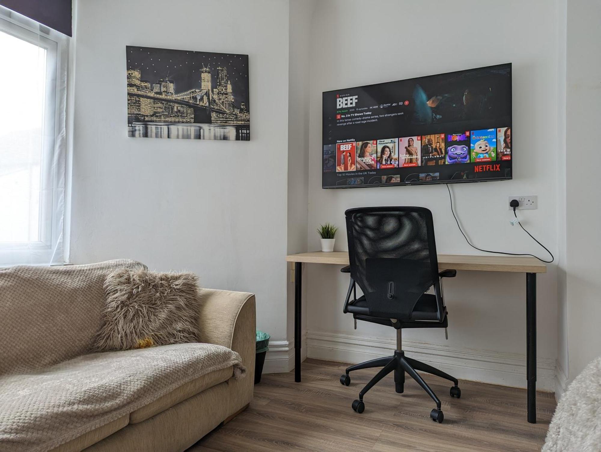 Serene 1 Bedroom Flat In Roath *